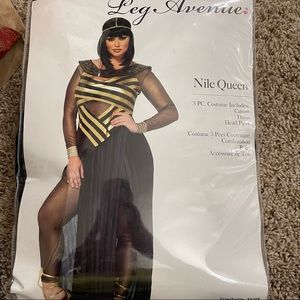 Plus Size Egyptian Halloween Costume NWT 3X/4X (will fit 18/20)